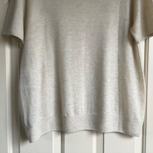 Zadig & Voltaire Ida Stars Strass Cashmere Sweater Sugar SZ L - Picture 9 of 16